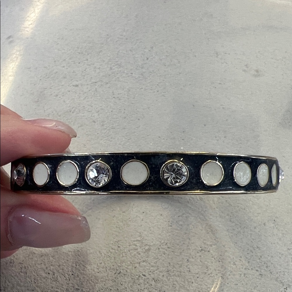 Kate Spade Elegant crystal and enamel Bracelet